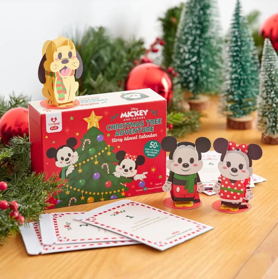 Kids Lovepop Advent Calendars|Christmas 12/25|Advent Calendar: Disney's Mickey and Friends Christmas Tree Adventure