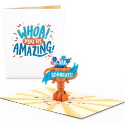 Lovepop Congratulations|Graduation|Amazing Congrats Trophy: Paperpop® Card