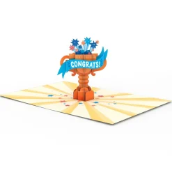 Lovepop Congratulations|Graduation|Amazing Congrats Trophy: Paperpop® Card