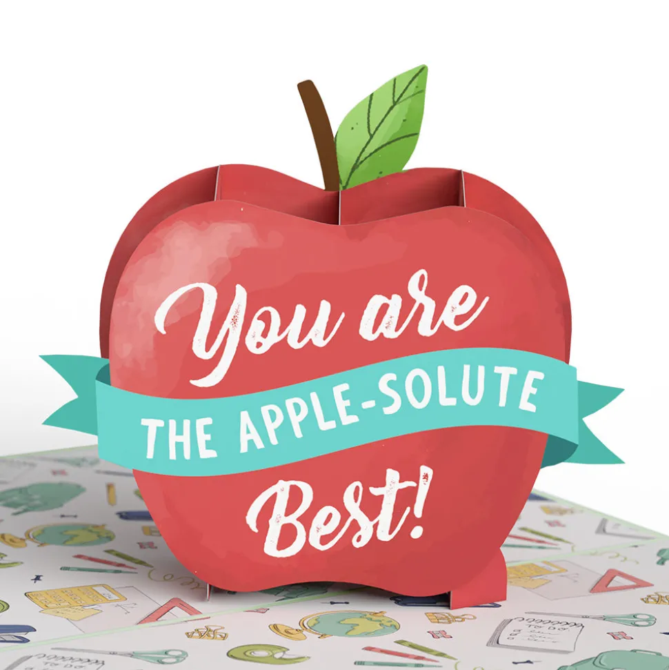 Lovepop Just Because|Thank You|Amazing Teacher Apple Pop-Up Card