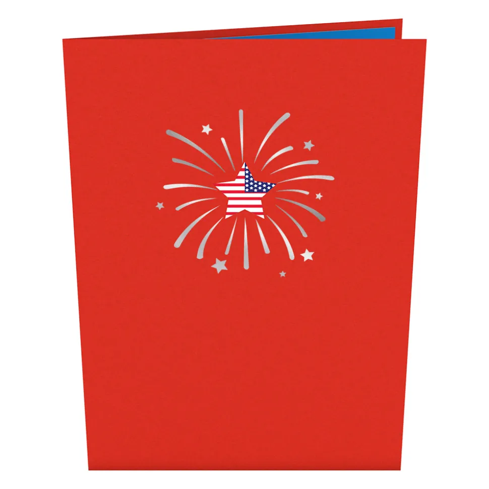 Lovepop Greeting Cards|Just Because|Americana Bloom Pop-Up Card