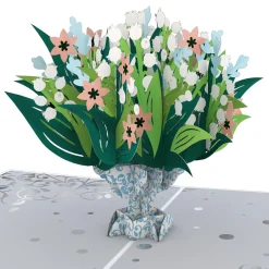 Lovepop Greeting Cards|Anniversary|Anniversary Lily of the Valley Pop-Up Card