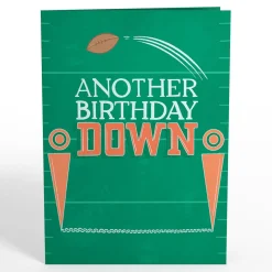 Lovepop Greeting Cards|Birthday|Another Birthday Down Football Pop-Up Card
