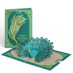 Lovepop Greeting Cards|Mother'S Day 5/11|Art Deco Mother's Day Peacock Pop-Up Card