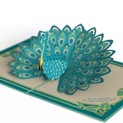 Lovepop Greeting Cards|Mother'S Day 5/11|Art Deco Mother's Day Peacock Pop-Up Card