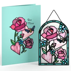 Lovepop Suncatcher Cards|Decor|Bee Mine Suncatcher Card