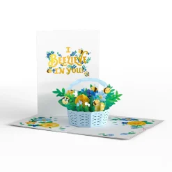 Lovepop Greeting Cards|Just Because|Beelieve Bee-utiful Flower Patch Pop-Up Card