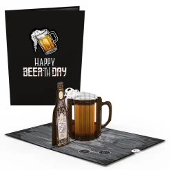 Lovepop Greeting Cards|Birthday|Beer-th Day Pop-Up Card