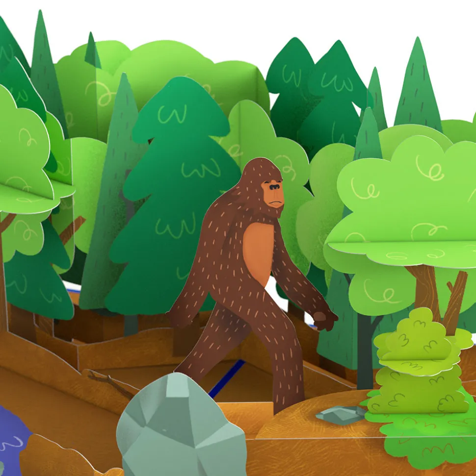 Lovepop Greeting Cards|Birthday|Bigfoot Legendary Birthday Pop-Up Card