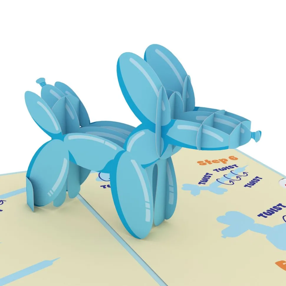 Lovepop Birthday|Birthday Balloon Animal Pop-Up Card and Sentiment Set