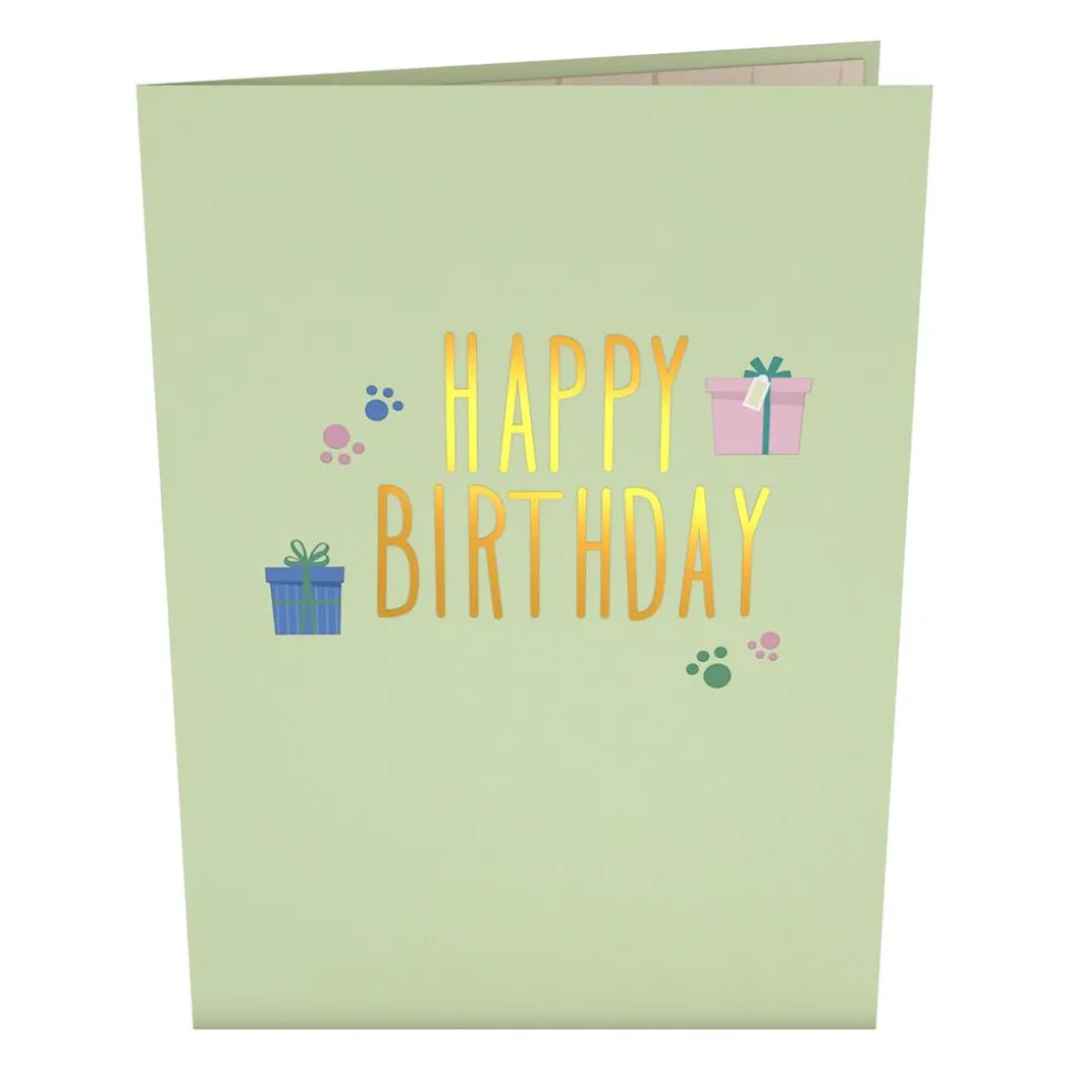 Kids Lovepop Greeting Cards|Birthday|Birthday Cats and Dogs Pop-Up Card