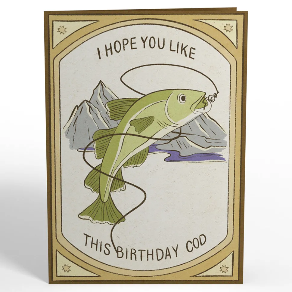 Lovepop Greeting Cards|Birthday|Birthday Cod Pop-Up Card