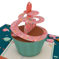 Lovepop Birthday|Birthday Cupcake Pop-Up Card and Sentiment Set