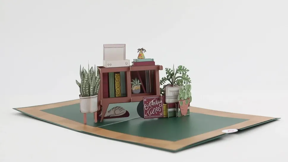 Lovepop Greeting Cards|Birthday|Birthday Houseplants Pop-Up Card