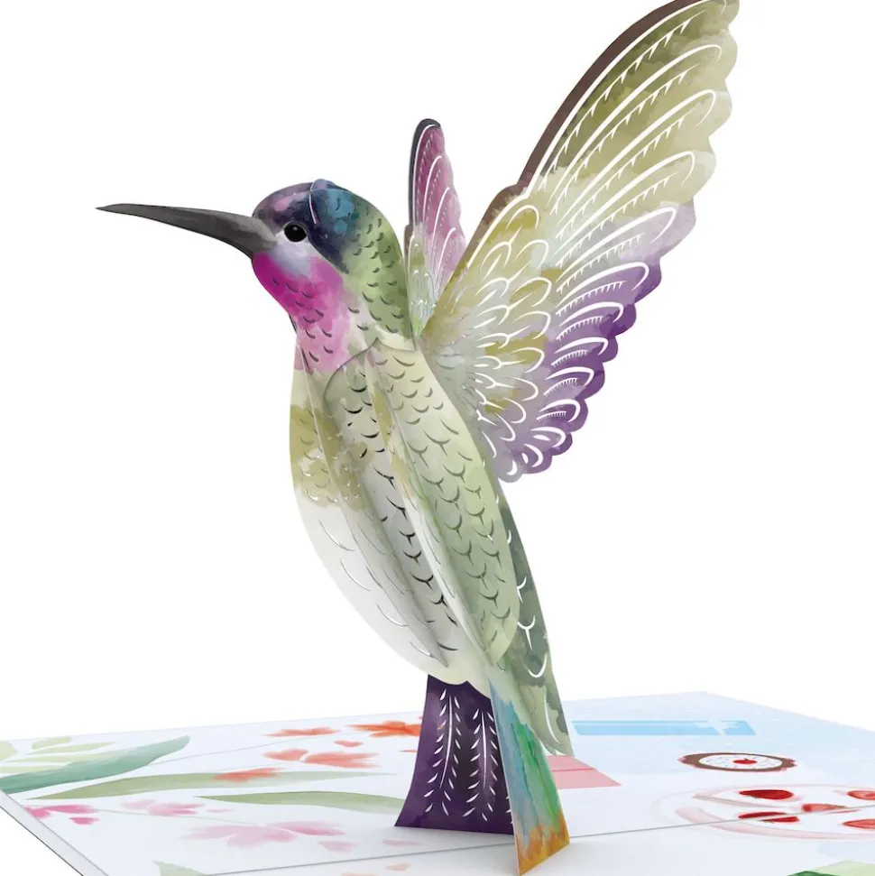 Lovepop Greeting Cards|Birthday|Birthday Hummingbird Pop-Up Card