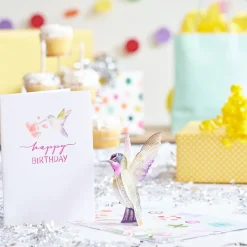 Lovepop Greeting Cards|Birthday|Birthday Hummingbird Pop-Up Card