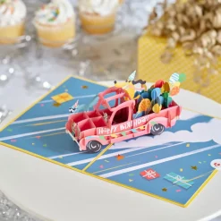 Kids Lovepop Greeting Cards|Birthday|Birthday Truck Pop-Up Card