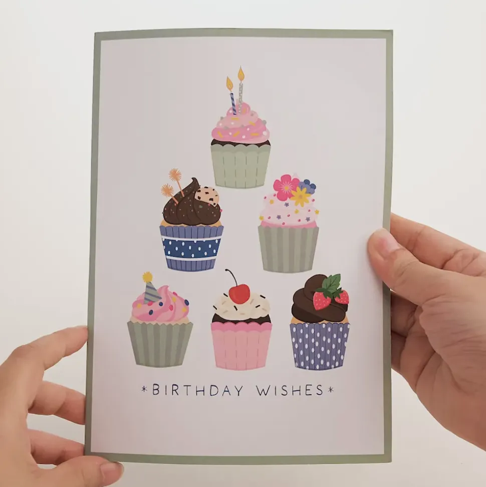 Kids Lovepop Plushpop|Birthday|Birthday Wishes' Cupcake Cat Plushpop Card