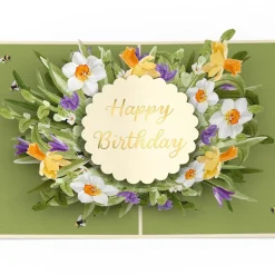 Lovepop Birthday|Bloom 50th Birthday Pop-Up Card and Sentiment Set