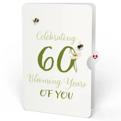 Lovepop Birthday|Bloom 60th Birthday Pop-Up Card and Sentiment Set