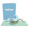 Kids Lovepop Baby|Kids|Blue Baby Carriage Pop-Up Card
