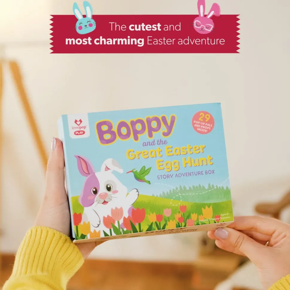 Kids Lovepop Advent Calendars|Easter 4/20|Boppy and the Great Easter Egg Hunt Story Adventure Box