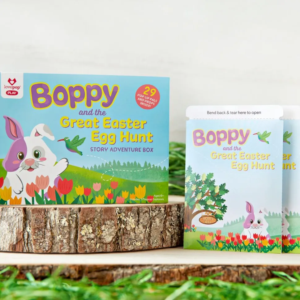 Kids Lovepop Advent Calendars|Easter 4/20|Boppy and the Great Easter Egg Hunt Story Adventure Box