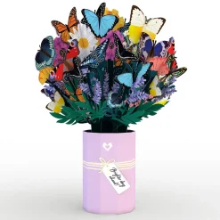 Lovepop Pop-Up Bouquets|Card & Gift Bundles|Brighter Days Ahead Butterfly Bundle