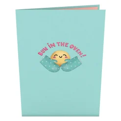 Lovepop Greeting Cards|Baby|Bun in the Oven Pop-Up Card