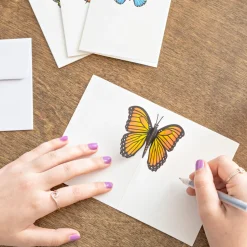 Kids Lovepop Notecards|Get Well|Butterfly Notecards (Assorted 4-Pack)