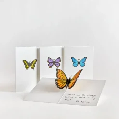 Kids Lovepop Notecards|Get Well|Butterfly Notecards (Assorted 4-Pack)