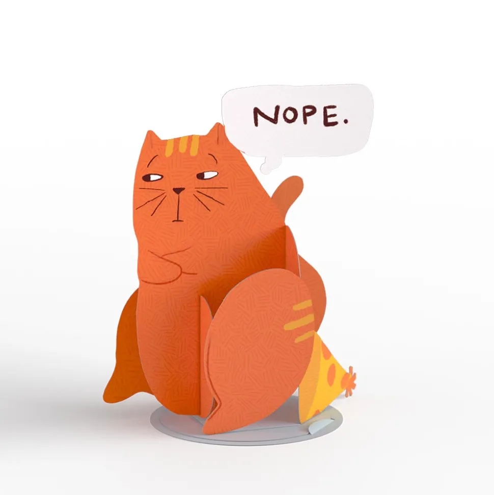Lovepop Greeting Cards|Birthday|Cats Don't Care Birthday: PopPals™ Card