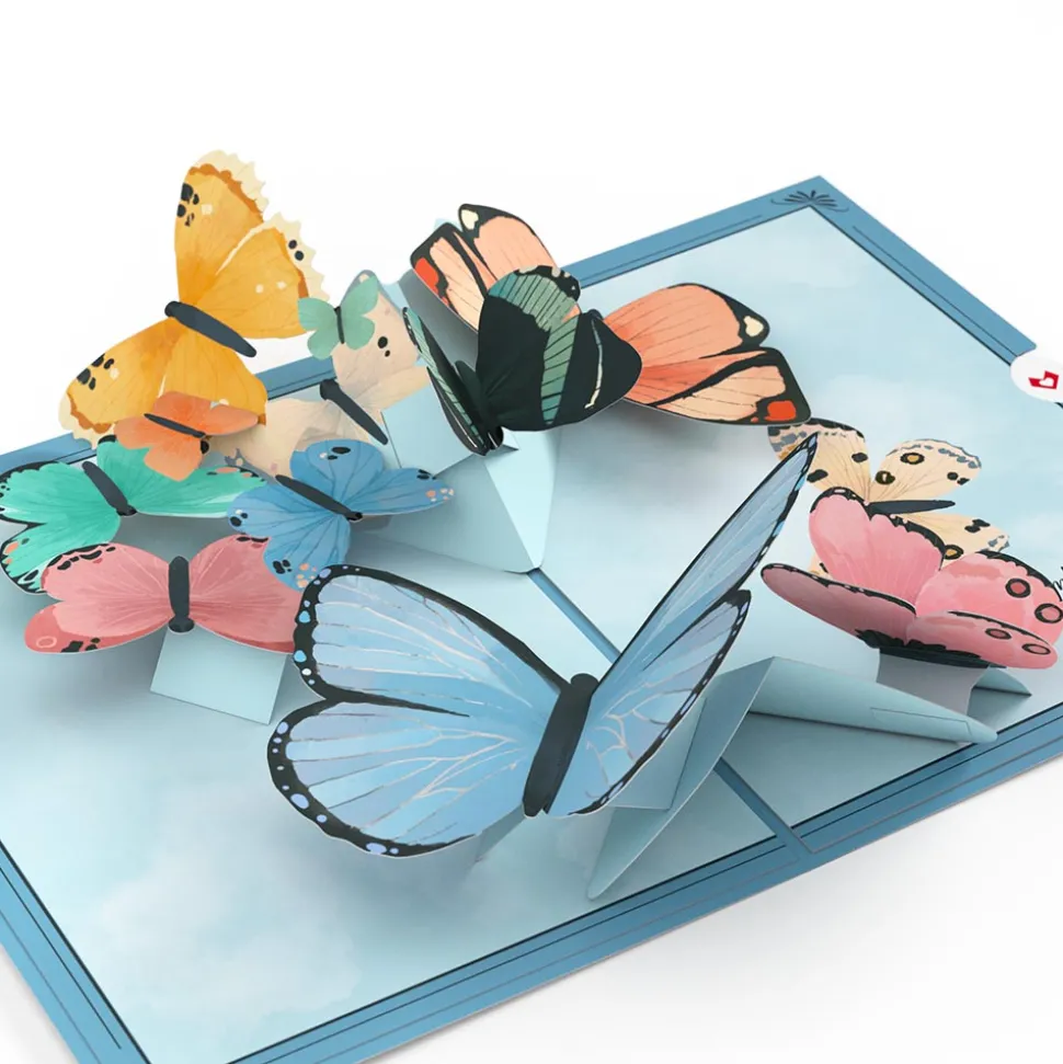 Lovepop Greeting Cards|Sympathy|Celebration of Life Sympathy Butterflies Pop-Up Card