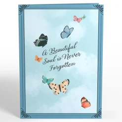 Lovepop Greeting Cards|Sympathy|Celebration of Life Sympathy Butterflies Pop-Up Card