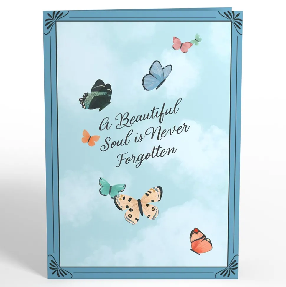 Lovepop Greeting Cards|Sympathy|Celebration of Life Sympathy Butterflies Pop-Up Card