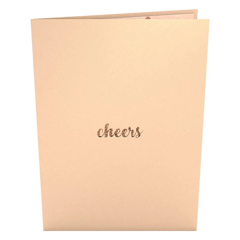 Lovepop Greeting Cards|Congratulations|Champagne Toast Pop-Up Card