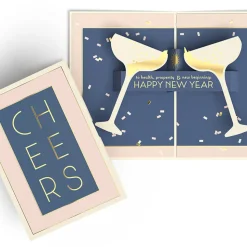 Lovepop Greeting Cards|New Year 1/1|Cheers Happy New Year Pop-Up Card