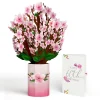 Lovepop Pop-Up Bouquets|Cherry Blossom 60th Birthday Bouquet and Sentiment Set