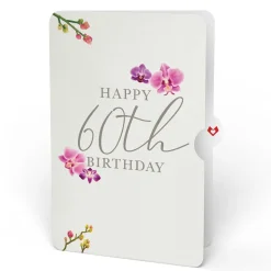 Lovepop Pop-Up Bouquets|Cherry Blossom 60th Birthday Bouquet and Sentiment Set