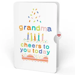 Lovepop Birthday|Confetti Cake Birthday Pop-Up Card and Sentiment Set for Grandma