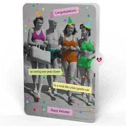 Lovepop Birthday|Confetti Cake Birthday Pop-Up Card and A Mid-life Crisis Sports Car Sentiment Set