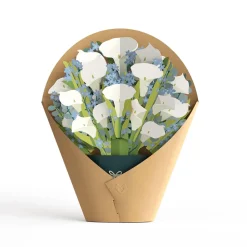 Lovepop Pop-Up Bouquets|Card & Gift Bundles|Deepest Sympathy Pop-Up Card & Bouquet Bundle