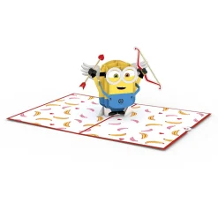 Kids Lovepop Greeting Cards|Anniversary|Despicable Me Minions Bananas For You Pop-Up Card