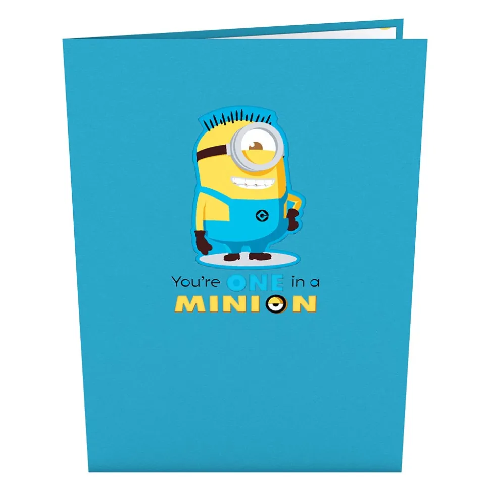 Kids Lovepop Anniversary|Just Because|Despicable Me You're One in a Minion Pop-Up Card