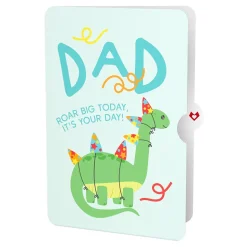 Lovepop Birthday|Dad|Dinosaurs Birthday Pop-Up Card and Sentiment Set for Dad