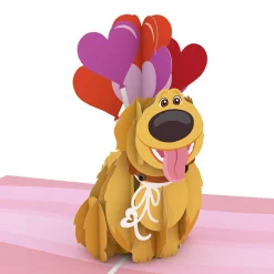 Kids Lovepop Anniversary|Just Because|Disney and Pixar Up Dug Loves You Pop-Up Card