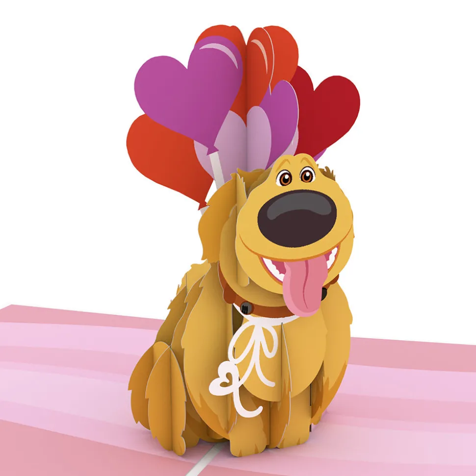 Kids Lovepop Anniversary|Just Because|Disney and Pixar Up Dug Loves You Pop-Up Card