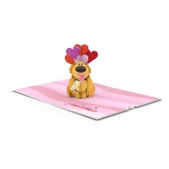 Kids Lovepop Anniversary|Just Because|Disney and Pixar Up Dug Loves You Pop-Up Card