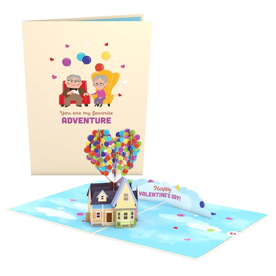 Lovepop Valentine'S Day 2/14|Disney|Disney and Pixar Up My Greatest Adventure Valentine Pop-Up Card