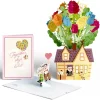 Lovepop Pop-Up Bouquets|Card & Gift Bundles|Disney and Pixar Up Sky Is the Limit Pop-Up Card & Flower Buds Bouquet Bundle